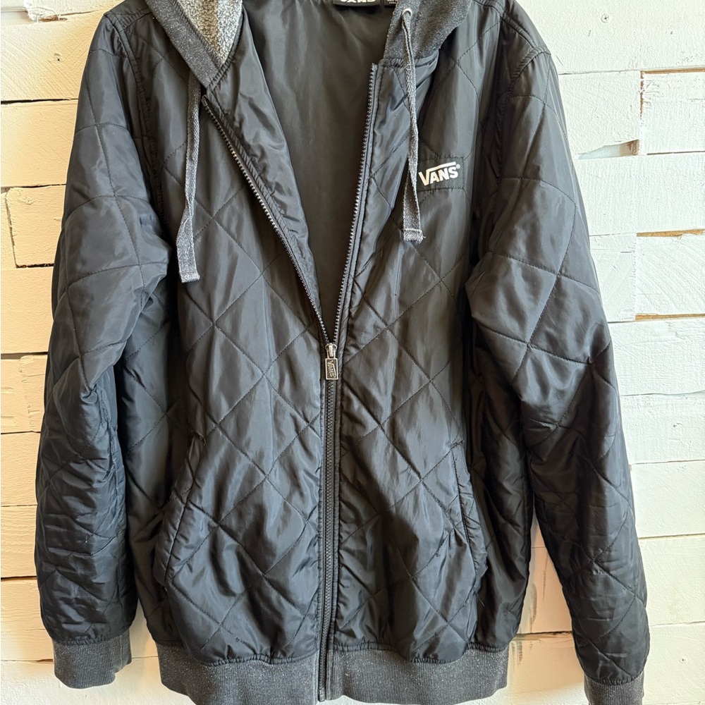 Vans Black Quilted Men's Puffer Jacket